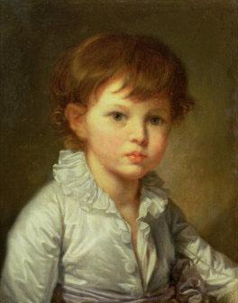 Jean-Baptiste Greuze ''Portrait of Count Stroganov as a Child China oil painting art